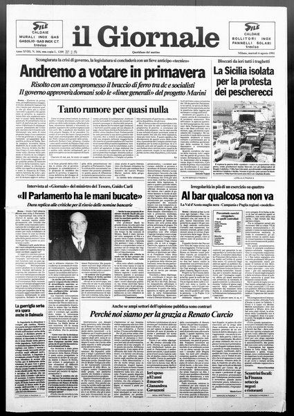 Il giornale : quotidiano del mattino